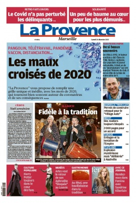La Provence N°20201226 du 26 décembre 2020 à télécharger sur iPad