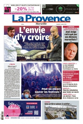 La Provence N°20201002 du 02 octobre 2020 à télécharger sur iPad