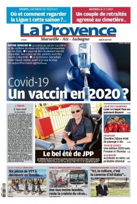 La Provence N°20200820 du 20 août 2020 à télécharger sur iPad