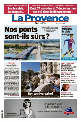 La Provence N°20190814 du 14 août 2019 à télécharger sur iPad