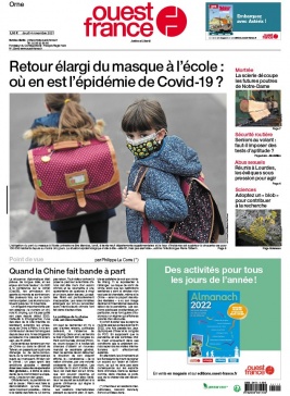 Ouest-France N°20211104 du 04 novembre 2021 à télécharger sur iPad