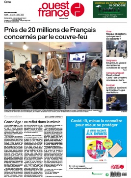 Ouest-France N°20201015 du 15 octobre 2020 à télécharger sur iPad