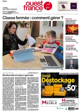 Ouest-France N°20200911 du 11 septembre 2020 à télécharger sur iPad