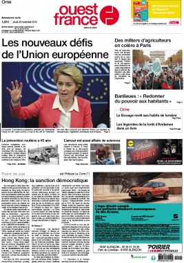 Ouest-France N°20191128 du 28 novembre 2019 à télécharger sur iPad