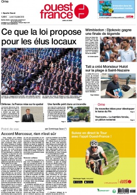 Ouest-France N°20190715 du 15 juillet 2019 à télécharger sur iPad
