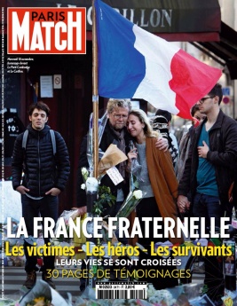 Paris Match N°3471 du 26 novembre 2015 à télécharger sur iPad