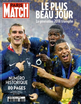 Paris Match N°3610 du 18 juillet 2018 à télécharger sur iPad