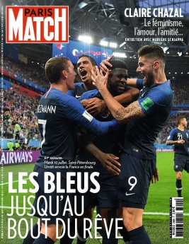 Paris Match N°3609 du 12 juillet 2018 à télécharger sur iPad