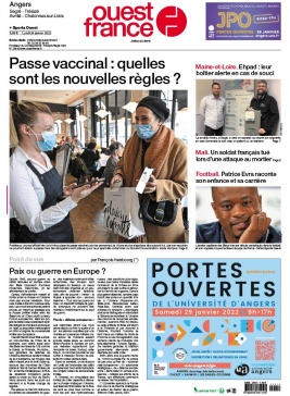 Ouest-France N°20220124 du 24 janvier 2022 à télécharger sur iPad