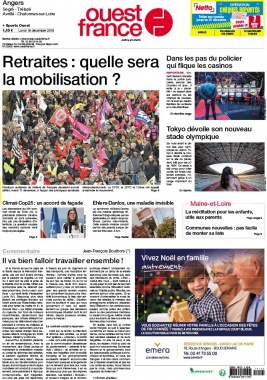 Ouest-France N°20191216 du 16 décembre 2019 à télécharger sur iPad
