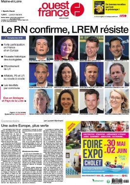 Ouest-France N°20190527 du 27 mai 2019 à télécharger sur iPad