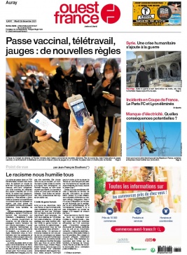 Ouest-France N°20211228 du 28 décembre 2021 à télécharger sur iPad