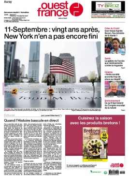 Ouest-France N°20210911 du 11 septembre 2021 à télécharger sur iPad