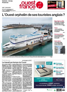 Ouest-France N°20200608 du 08 juin 2020 à télécharger sur iPad