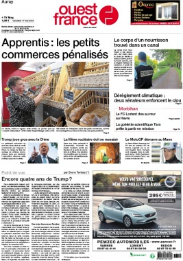 Ouest-France N°20190517 du 17 mai 2019 à télécharger sur iPad