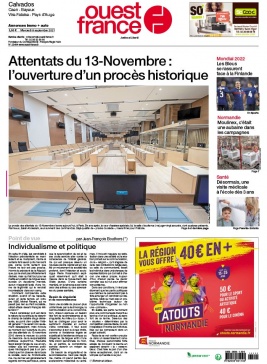 Ouest-France N°20210908 du 08 septembre 2021 à télécharger sur iPad
