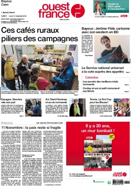 Ouest-France N°20191111 du 11 novembre 2019 à télécharger sur iPad