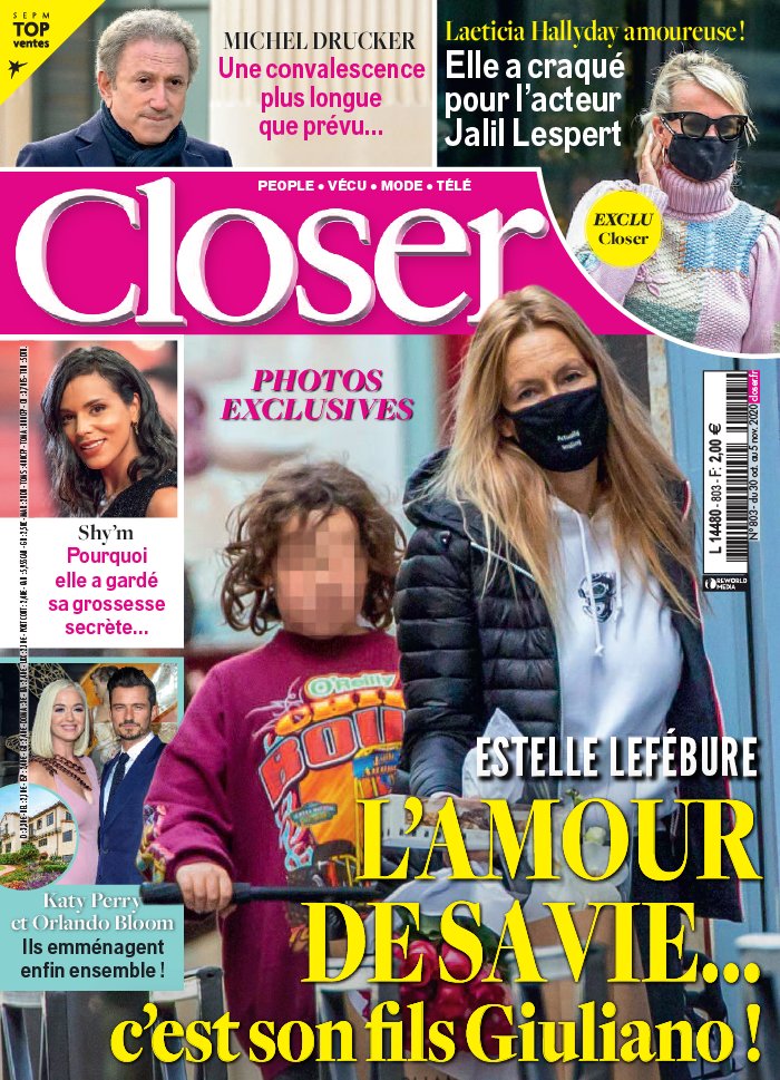 Closer 30 octobre 2020 Closer N°803 du 30 octobre 2020 à télécharger sur iPad