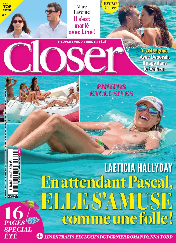 Closer 31 juillet 2020 Abonnement à Closer Pas Cher avec le BOUQUET À LA CARTE ePresse.fr
