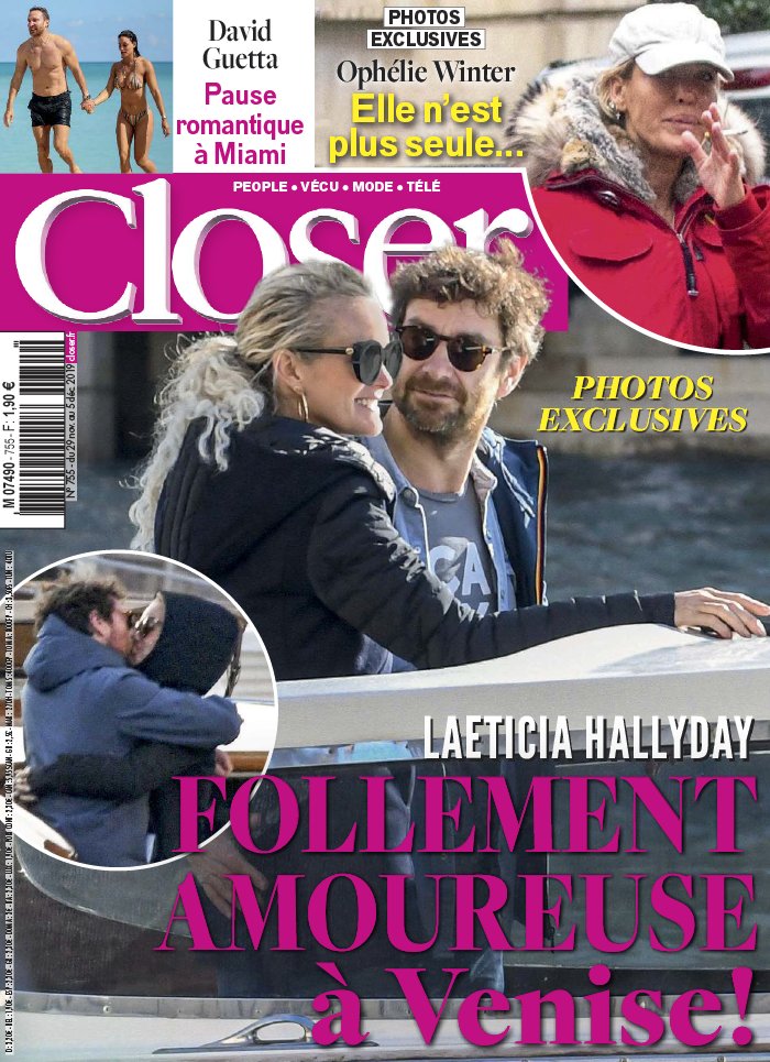 Closer 29 novembre 2019 Closer N°755 du 29 novembre 2019 à télécharger sur iPad