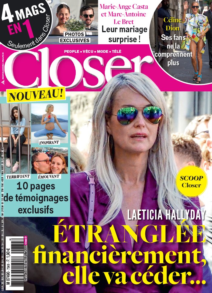 Closer 04 juillet 2019 Closer N°734 du 04 juillet 2019 à télécharger sur iPad