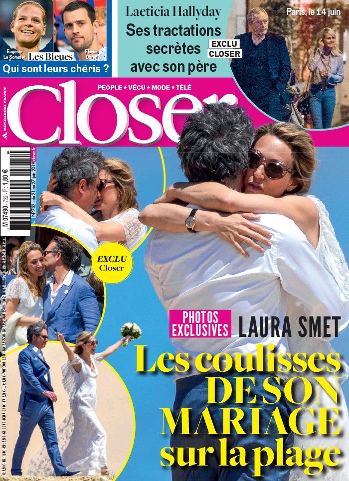 Closer 20 juin 2019 Closer N°732 du 20 juin 2019 à télécharger sur iPad