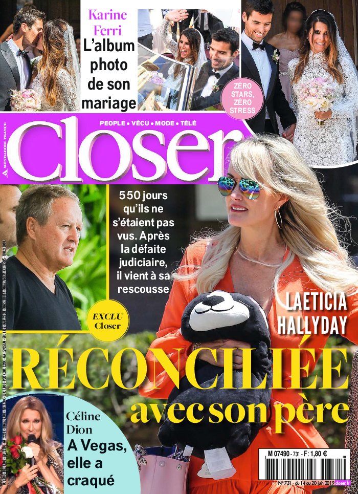 Closer 13 juin 2019 Closer N°731 du 13 juin 2019 à télécharger sur iPad