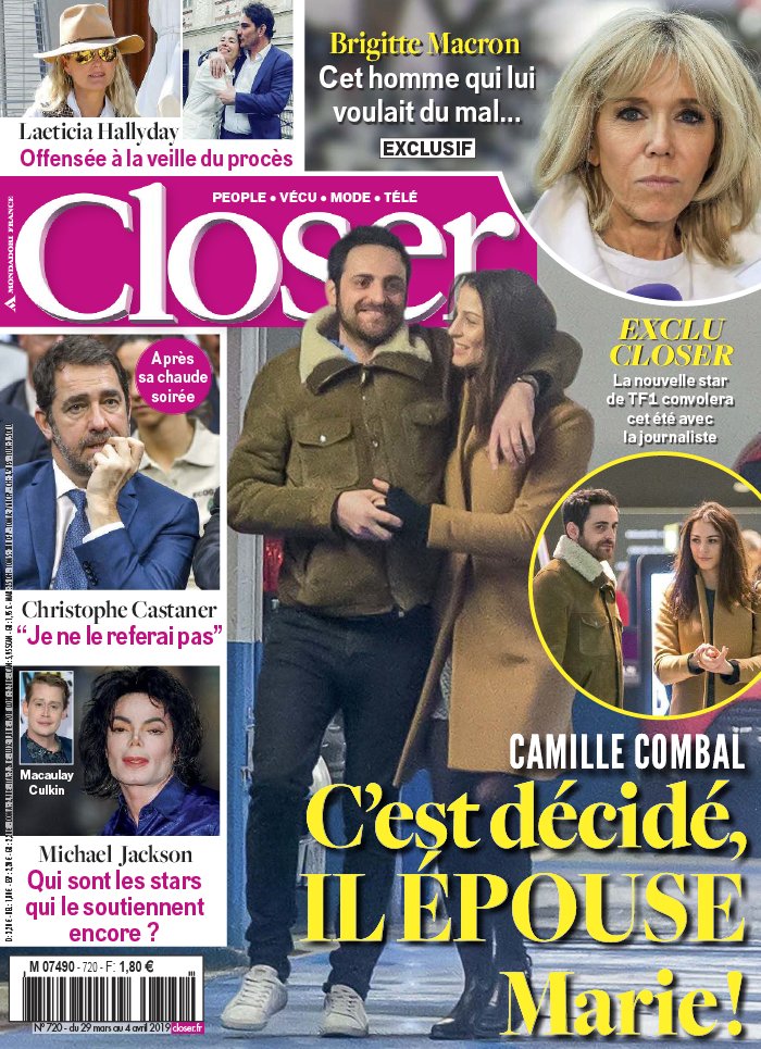 Closer 29 mars 2019 Closer N°720 du 29 mars 2019 à télécharger sur iPad