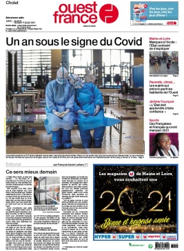 Ouest-France N°20201231 du 31 décembre 2020 à télécharger sur iPad