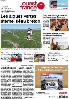 Ouest-France N°20190805 du 05 août 2019 à télécharger sur iPad