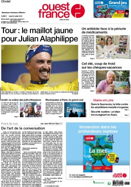 Ouest-France N°20190709 du 09 juillet 2019 à télécharger sur iPad