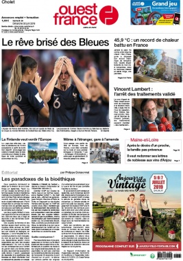 Ouest-France N°20190629 du 29 juin 2019 à télécharger sur iPad