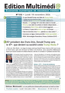 Lisez Edition Multimédi@ du 18 novembre 2024 sur ePresse.fr