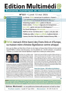 Lisez Edition Multimédi@ du 13 mai 2024 sur ePresse.fr