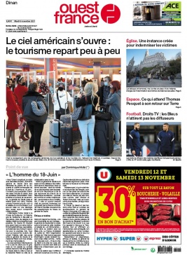 Ouest-France N°20211109 du 09 novembre 2021 à télécharger sur iPad
