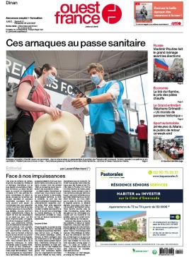 Ouest-France N°20210821 du 21 août 2021 à télécharger sur iPad