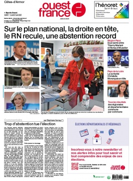 Ouest-France N°20210621 du 21 juin 2021 à télécharger sur iPad