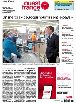 Ouest-France N°20200423 du 23 avril 2020 à télécharger sur iPad