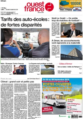 Ouest-France N°20190906 du 06 septembre 2019 à télécharger sur iPad
