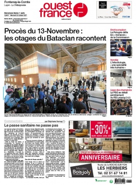 Ouest-France N°20211020 du 20 octobre 2021 à télécharger sur iPad