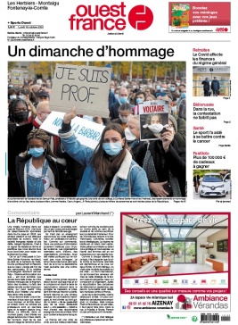 Ouest-France N°20201019 du 19 octobre 2020 à télécharger sur iPad