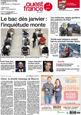 Ouest-France N°20191104 du 04 novembre 2019 à télécharger sur iPad