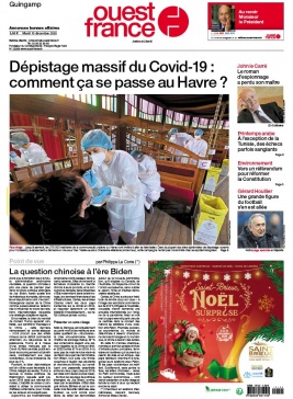 Ouest-France N°20201215 du 15 décembre 2020 à télécharger sur iPad