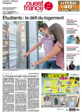 Ouest-France N°20200818 du 18 août 2020 à télécharger sur iPad