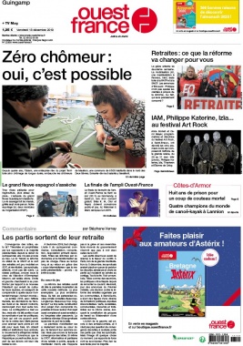 Ouest-France N°20191213 du 13 décembre 2019 à télécharger sur iPad