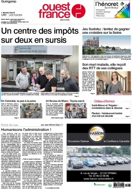 Ouest-France N°20190617 du 17 juin 2019 à télécharger sur iPad