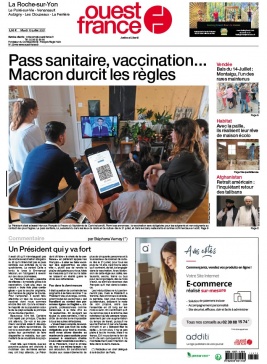 Ouest-France N°20210713 du 13 juillet 2021 à télécharger sur iPad