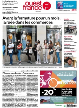 Ouest-France N°20210403 du 03 avril 2021 à télécharger sur iPad