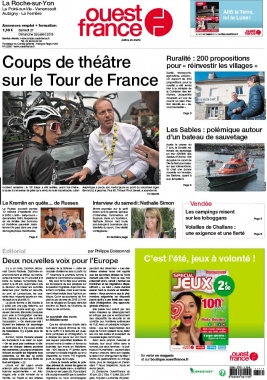 Ouest-France N°20190727 du 27 juillet 2019 à télécharger sur iPad
