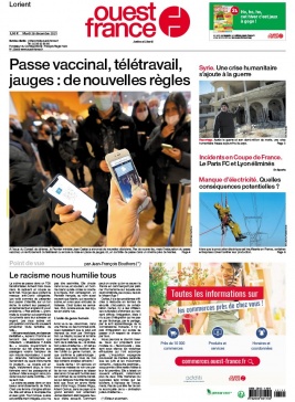 Ouest-France N°20211228 du 28 décembre 2021 à télécharger sur iPad